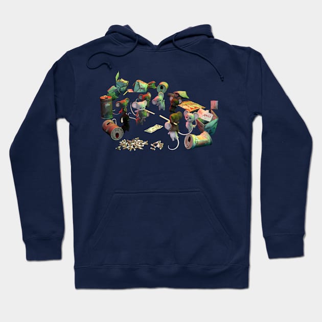 Mouse Joust Hoodie by vonHobo